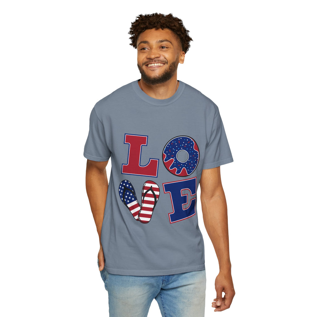 American Love – Patriotic Southern Graphic Tee