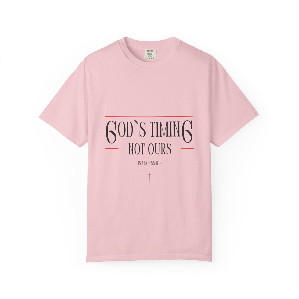 God's Timing Not Ours T-Shirt – Inspirational Christian Tee