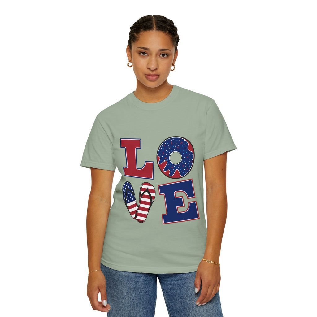 American Love – Patriotic Southern Graphic Tee