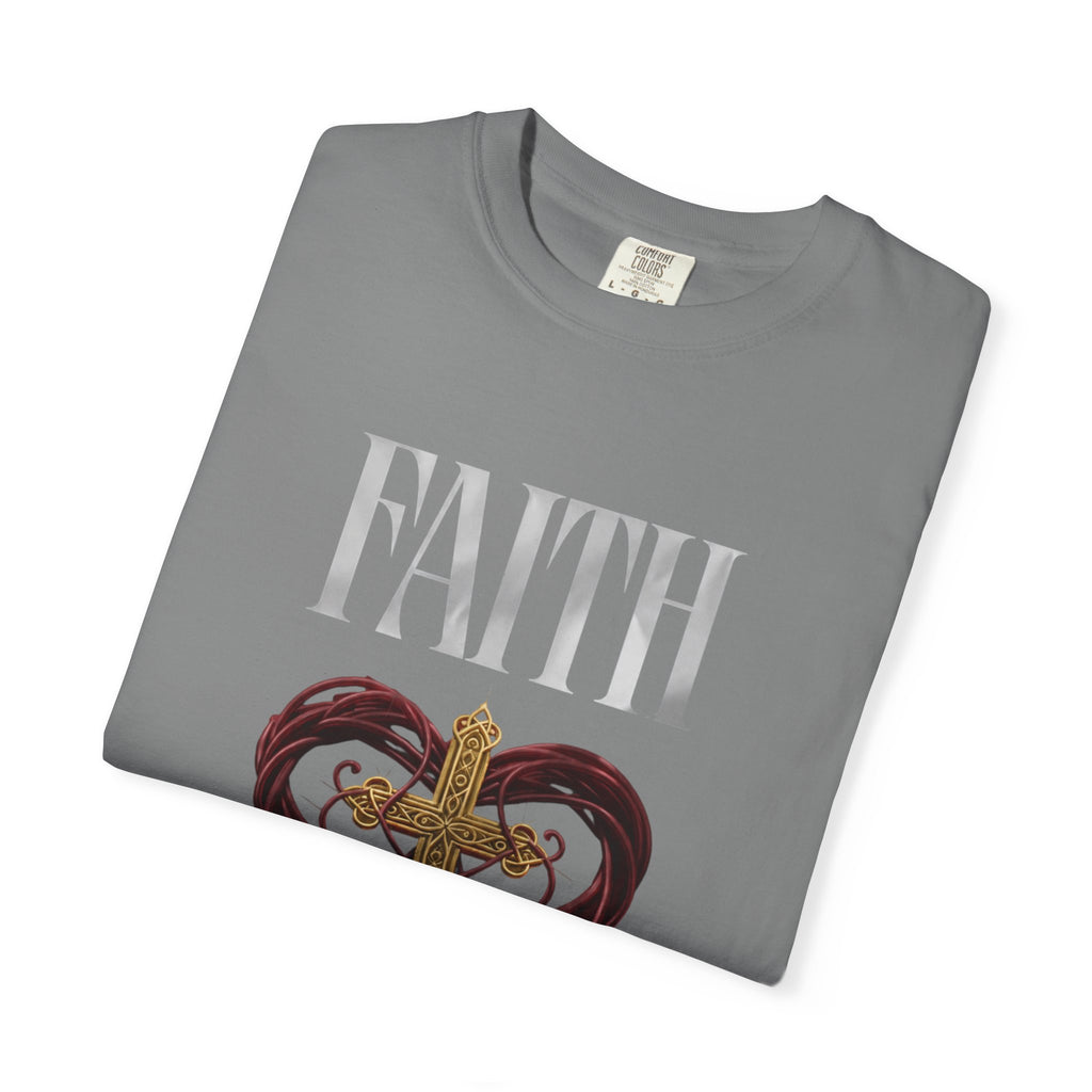 Faith Cross Heart Christian T-Shirt