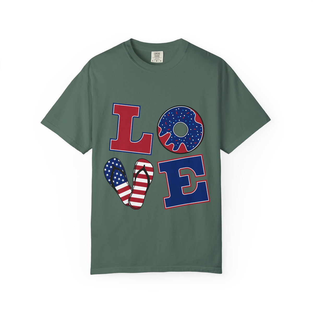 American Love – Patriotic Southern Graphic Tee