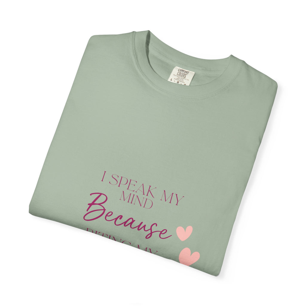 I Speak My Mind – Bold Faith Graphic Tee