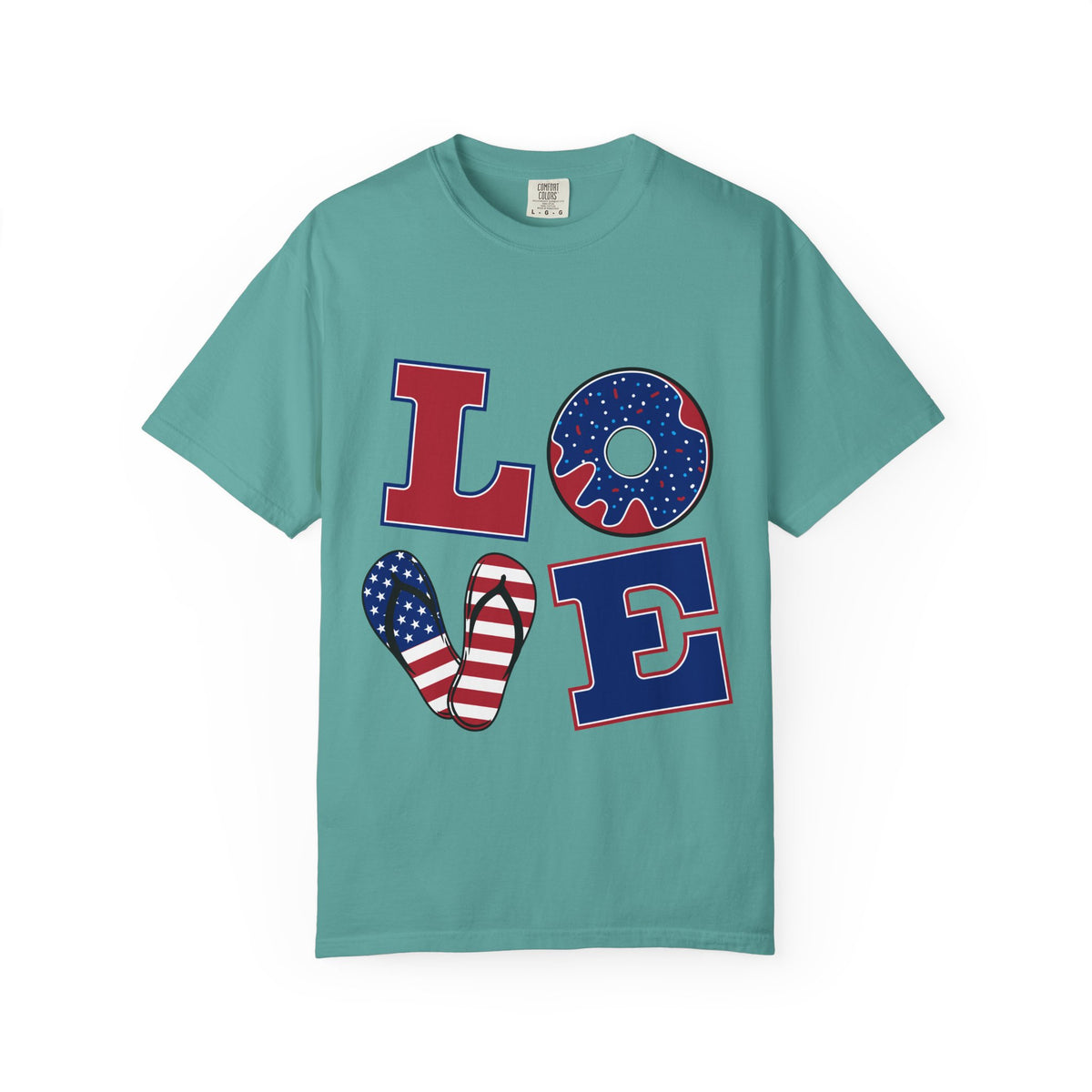 American Love – Patriotic Southern Graphic Tee