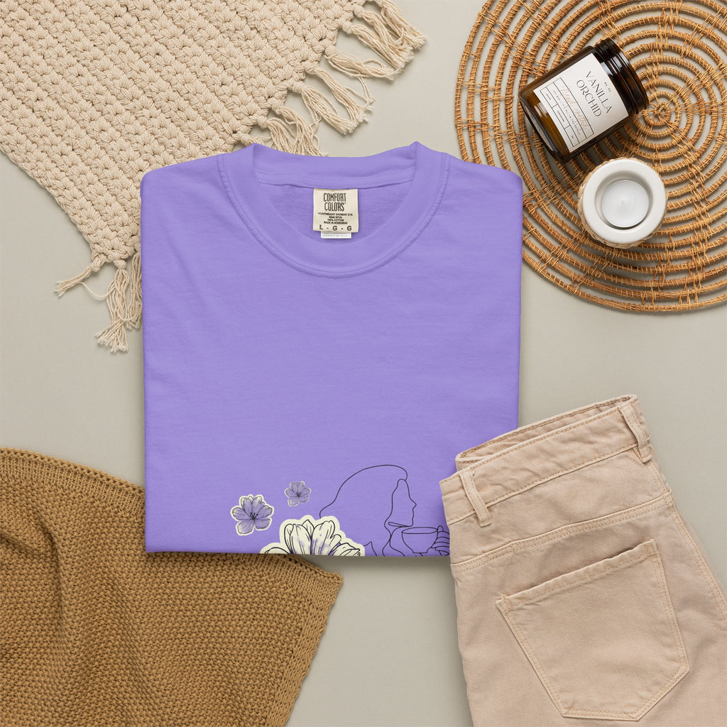 Brewed in His Grace – Coffee & Faith Graphic Tee