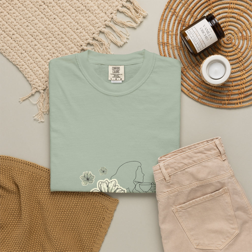 Brewed in His Grace – Coffee & Faith Graphic Tee