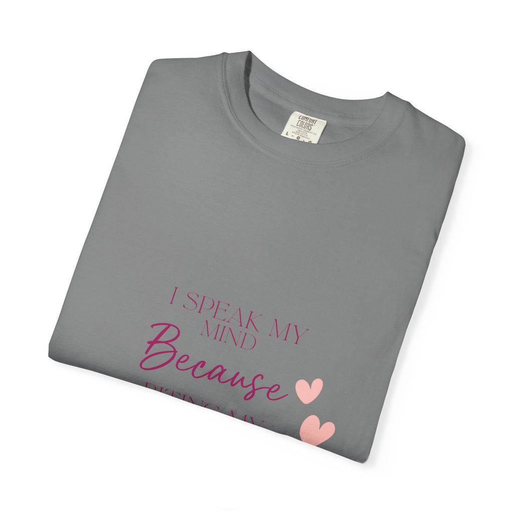I Speak My Mind – Bold Faith Graphic Tee