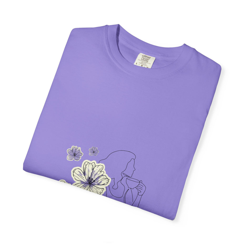 Brewed in His Grace – Coffee & Faith Graphic Tee