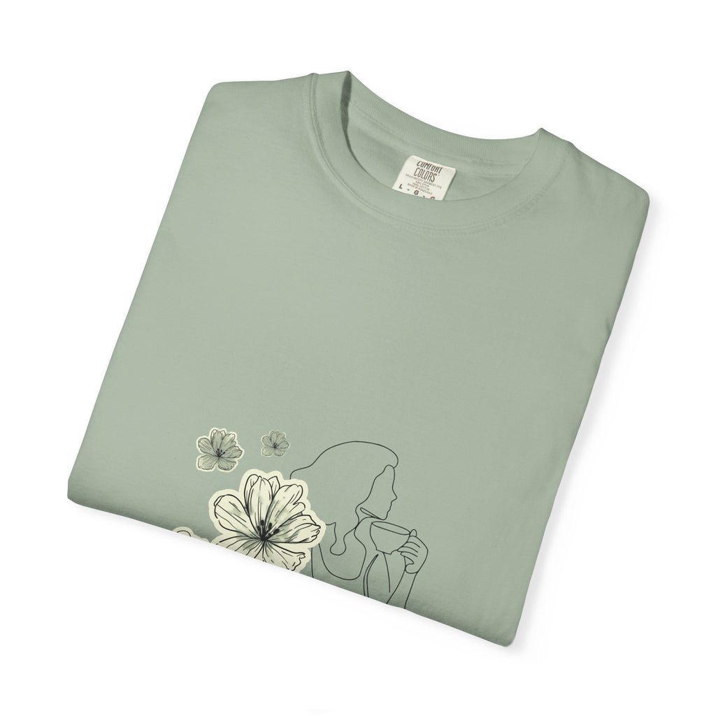 Brewed in His Grace – Coffee & Faith Graphic Tee