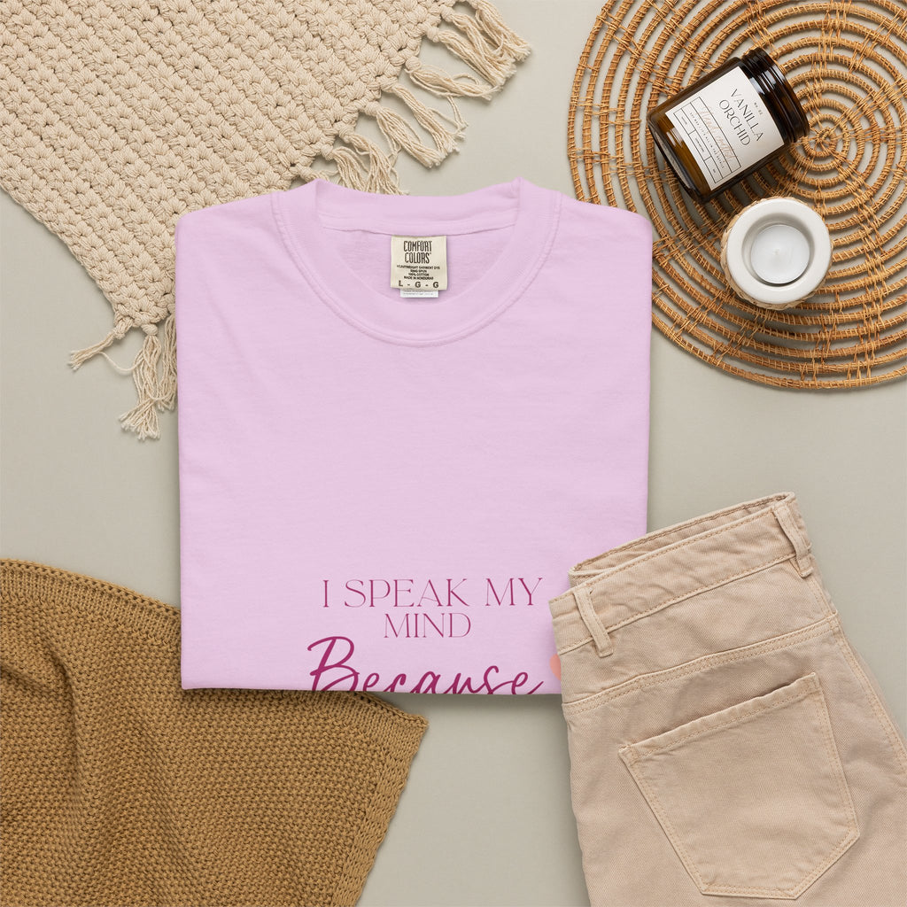 I Speak My Mind – Bold Faith Graphic Tee