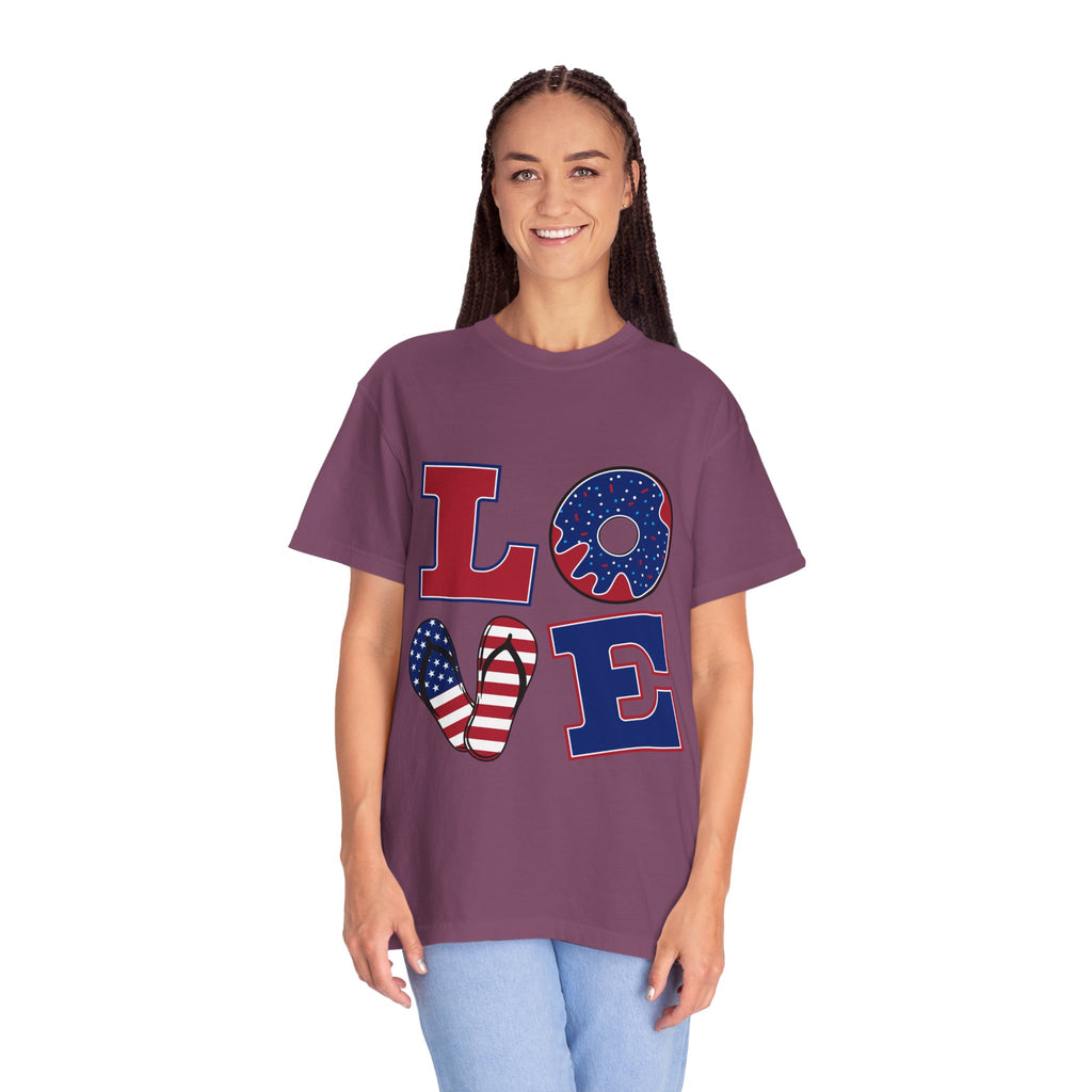 American Love – Patriotic Southern Graphic Tee