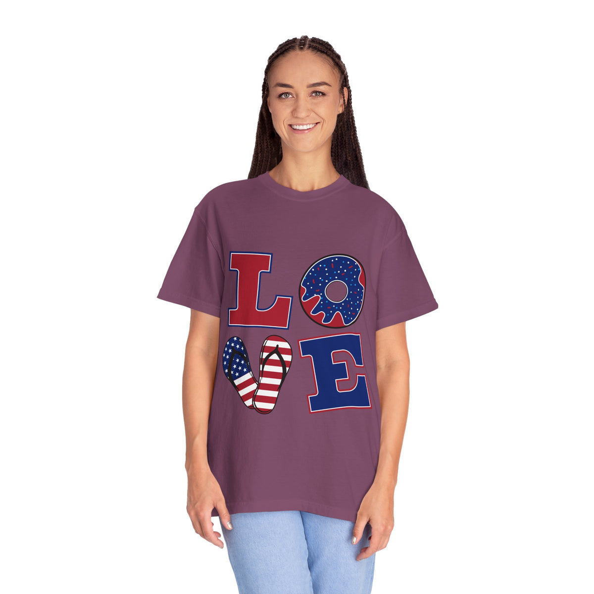 American Love – Patriotic Southern Graphic Tee
