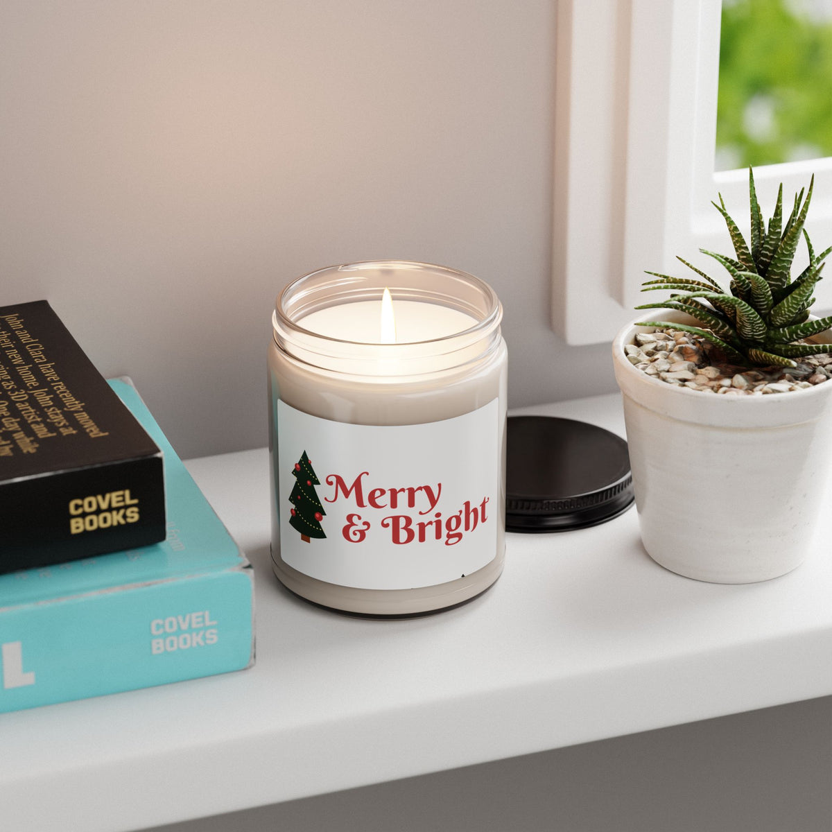 Southern Glow Soy Candle – Hand-Poured Scented Candle Gift, 9oz