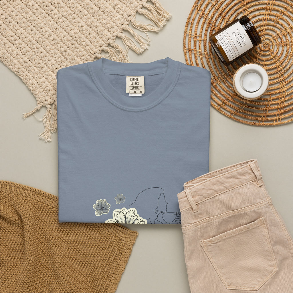 Brewed in His Grace – Coffee & Faith Graphic Tee
