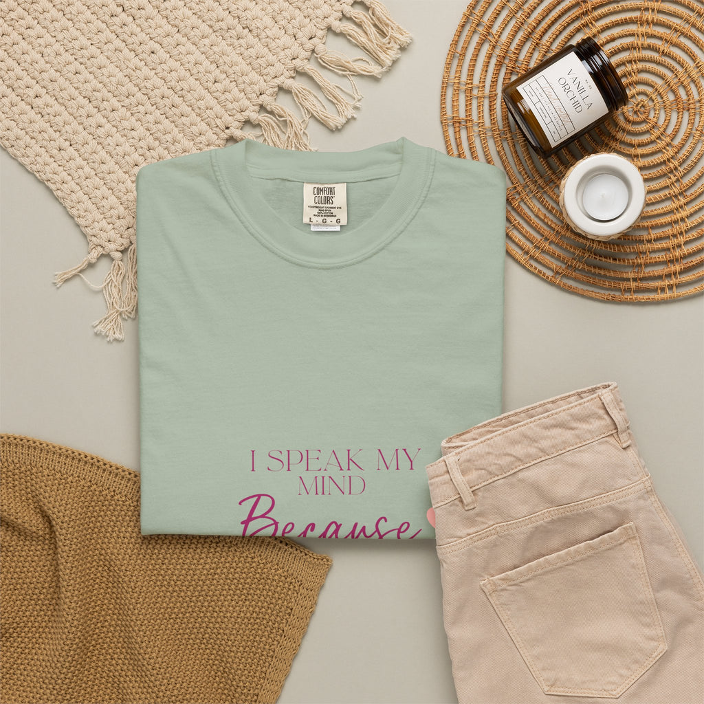 I Speak My Mind – Bold Faith Graphic Tee