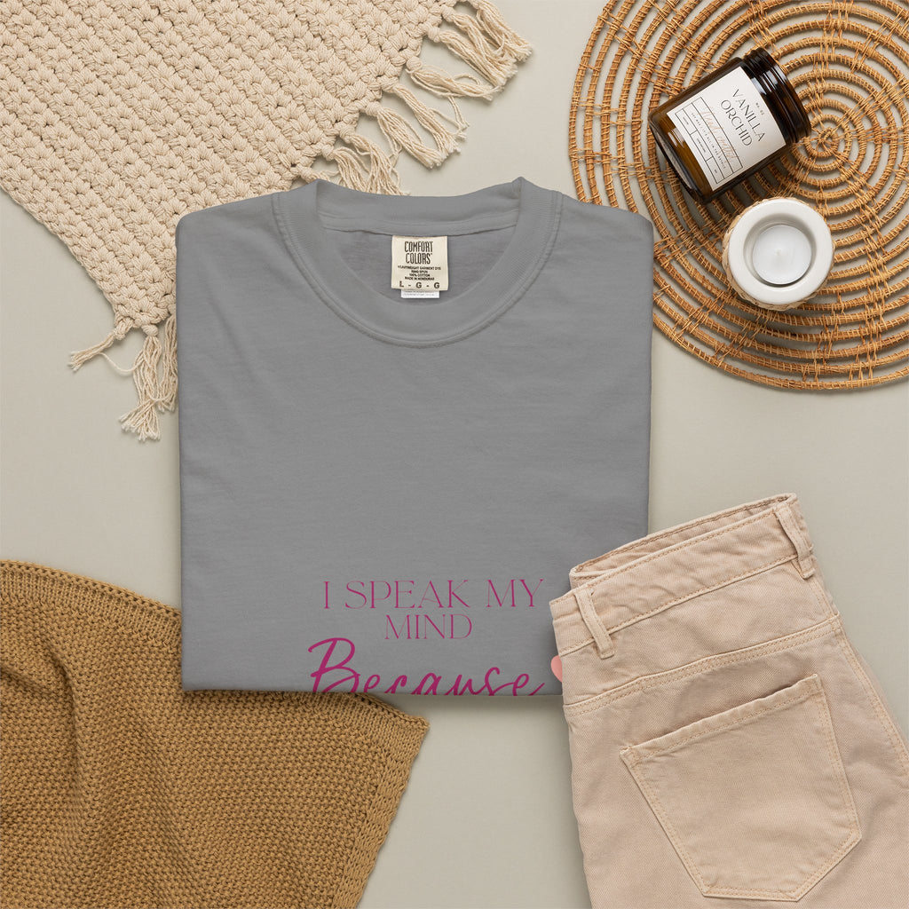I Speak My Mind – Bold Faith Graphic Tee