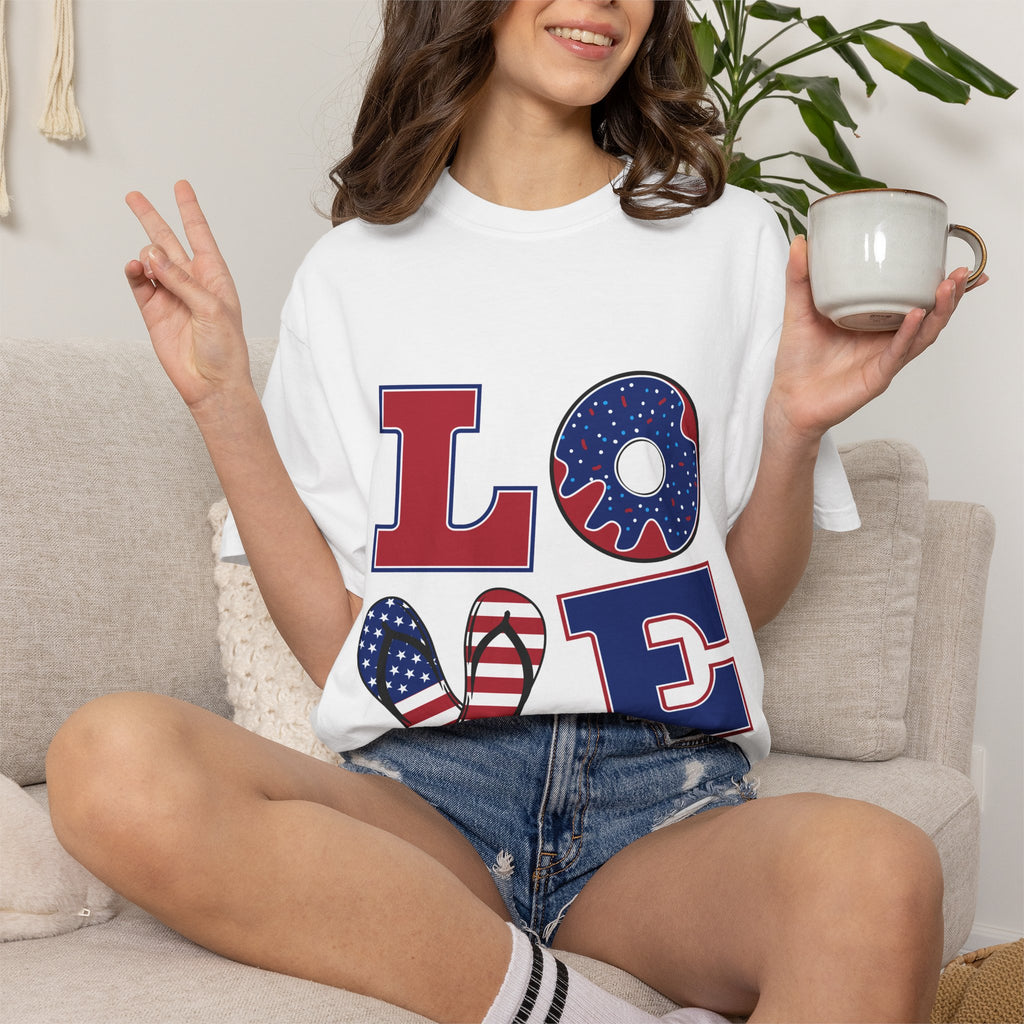 American Love – Patriotic Southern Graphic Tee