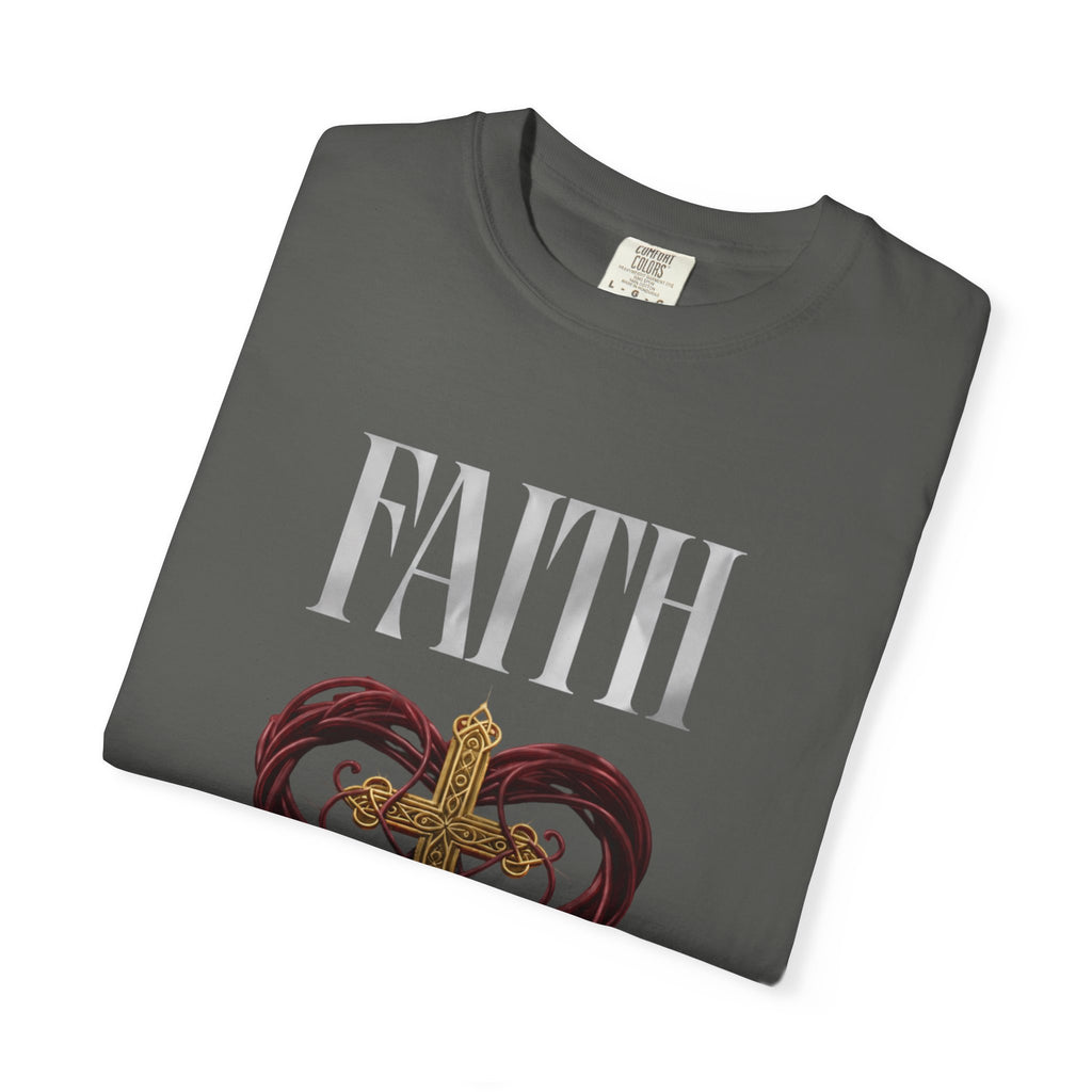 Faith Cross Heart Christian T-Shirt