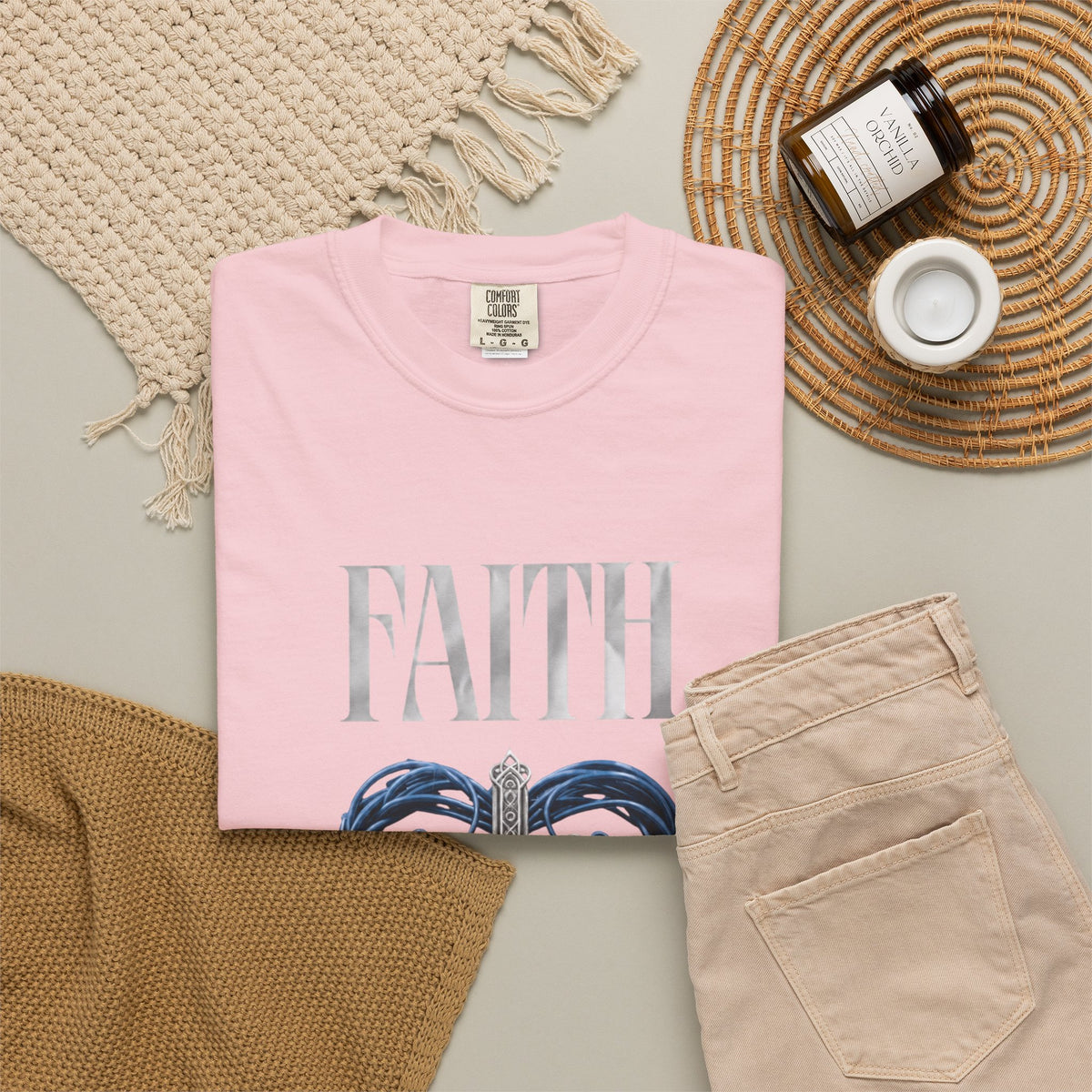 Faith Caduceus Graphic T-Shirt