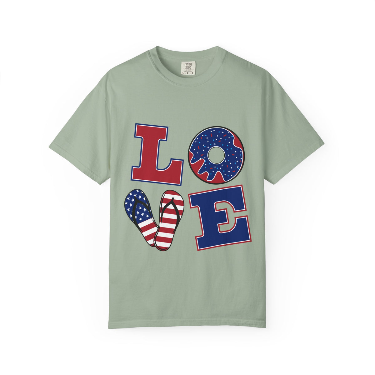American Love – Patriotic Southern Graphic Tee