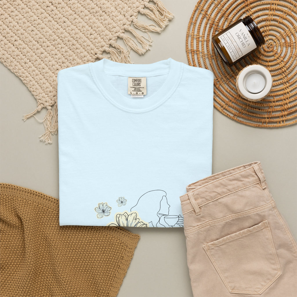 Brewed in His Grace – Coffee & Faith Graphic Tee