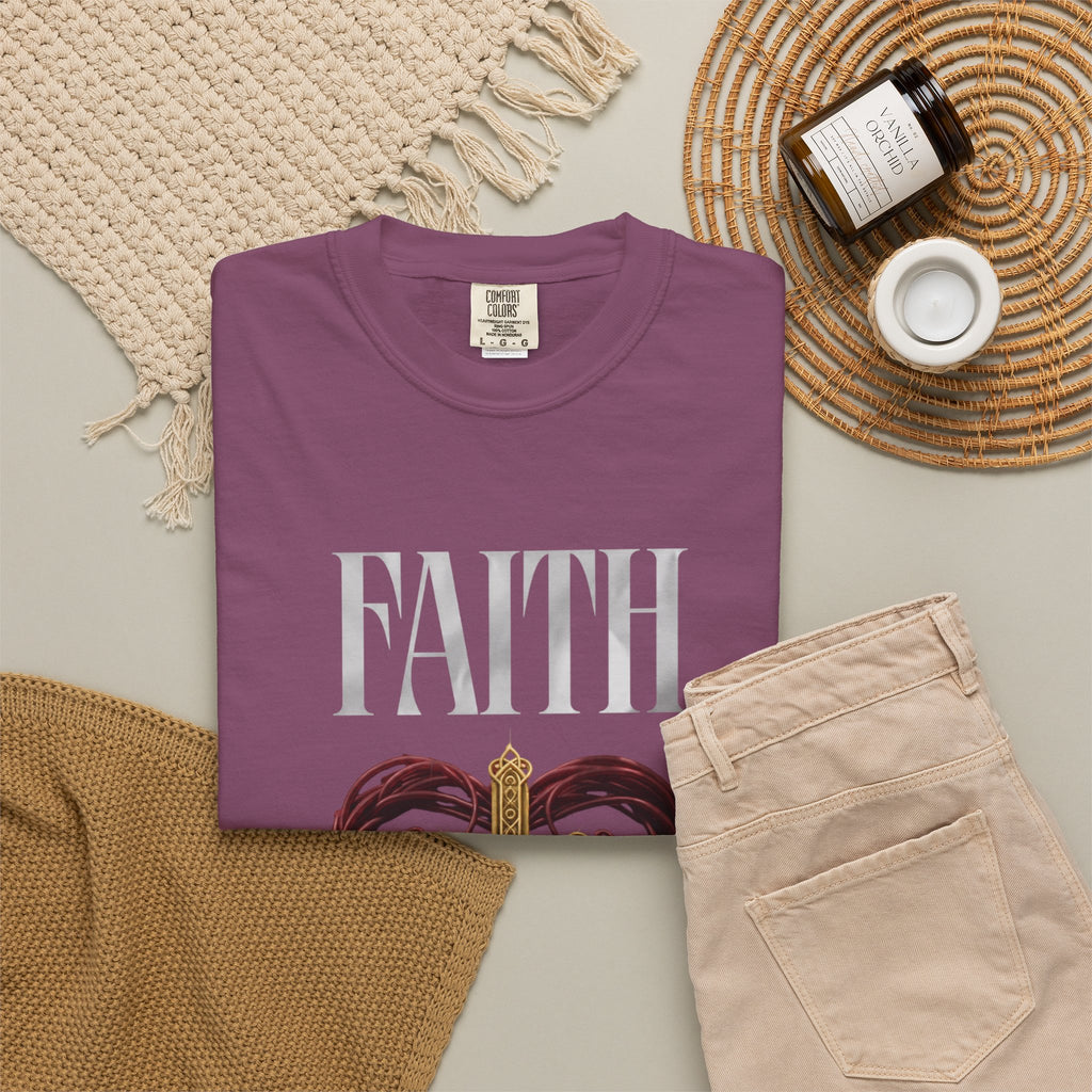 Faith Cross Heart Christian T-Shirt