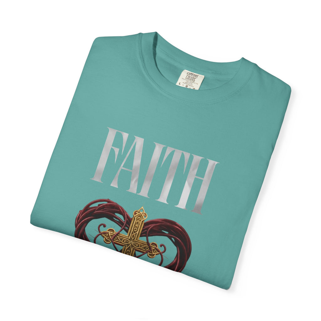 Faith Cross Heart Christian T-Shirt
