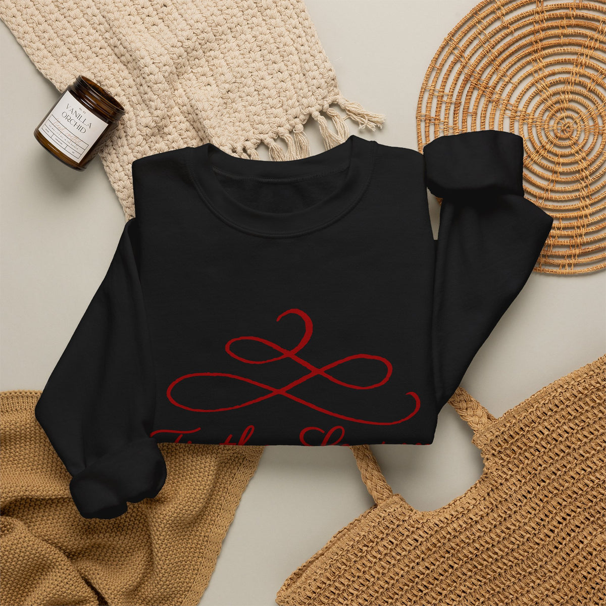 Southern Glow Graphic Crewneck Sweatshirt – Cozy Unisex Style