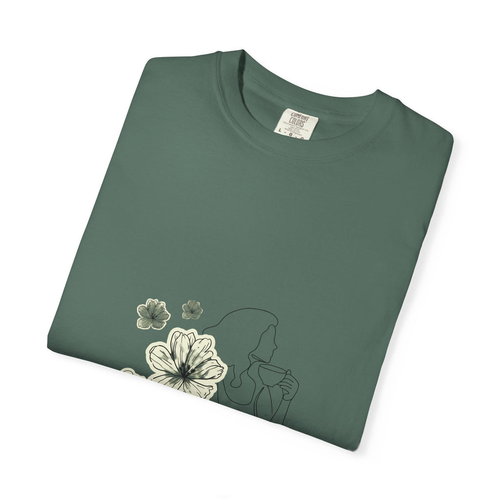 Brewed in His Grace – Coffee & Faith Graphic Tee