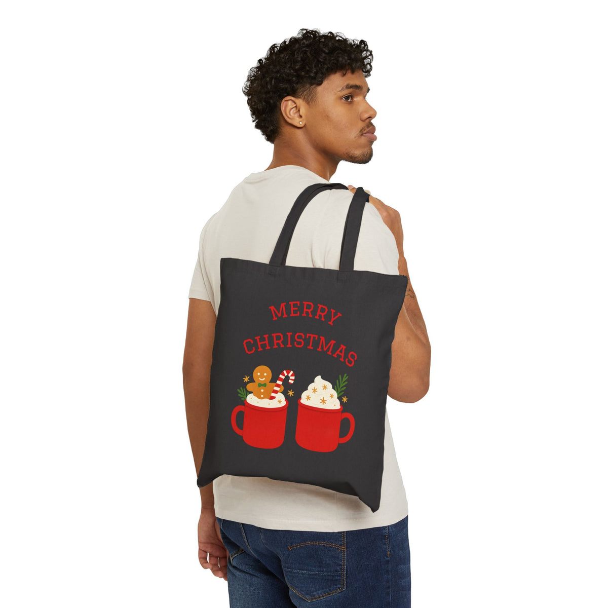 Southern Glow Canvas Tote Bag – Cute Everyday Bag with Graphic Design