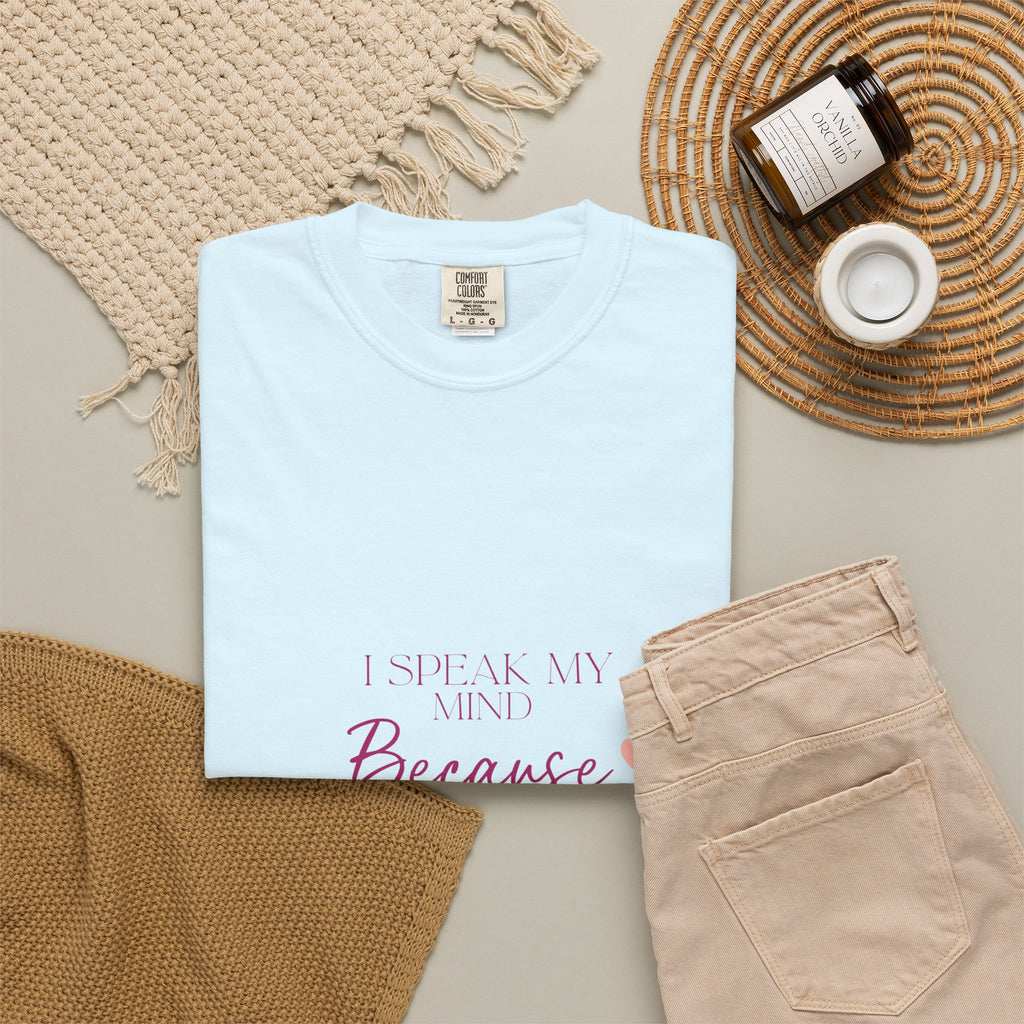 I Speak My Mind – Bold Faith Graphic Tee