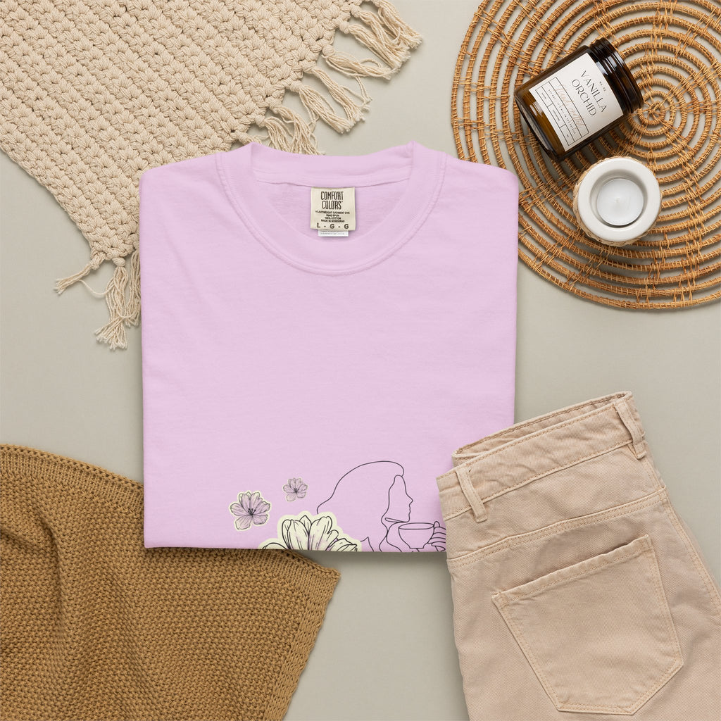 Brewed in His Grace – Coffee & Faith Graphic Tee