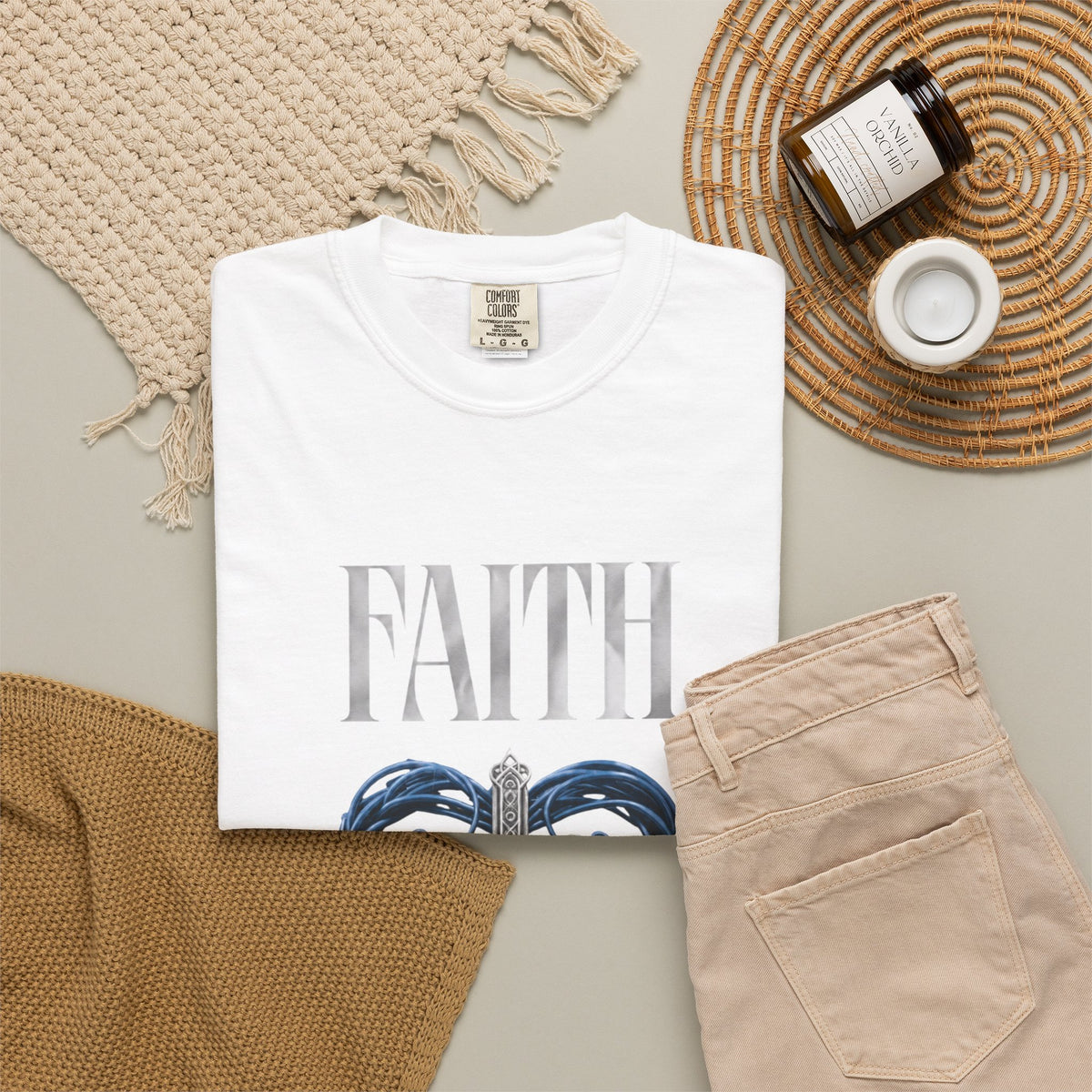 Faith Caduceus Graphic T-Shirt