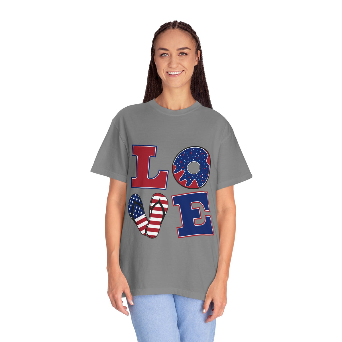 American Love – Patriotic Southern Graphic Tee