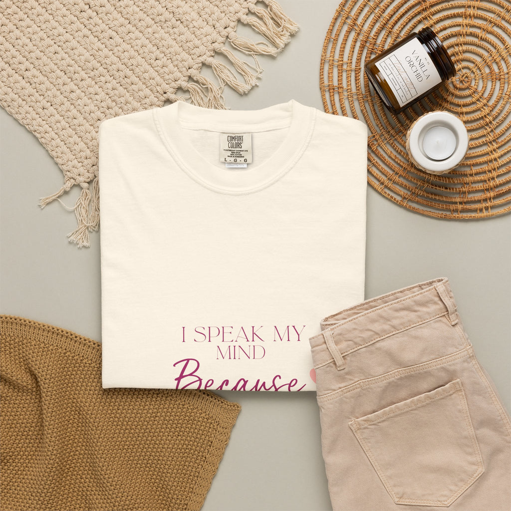 I Speak My Mind – Bold Faith Graphic Tee