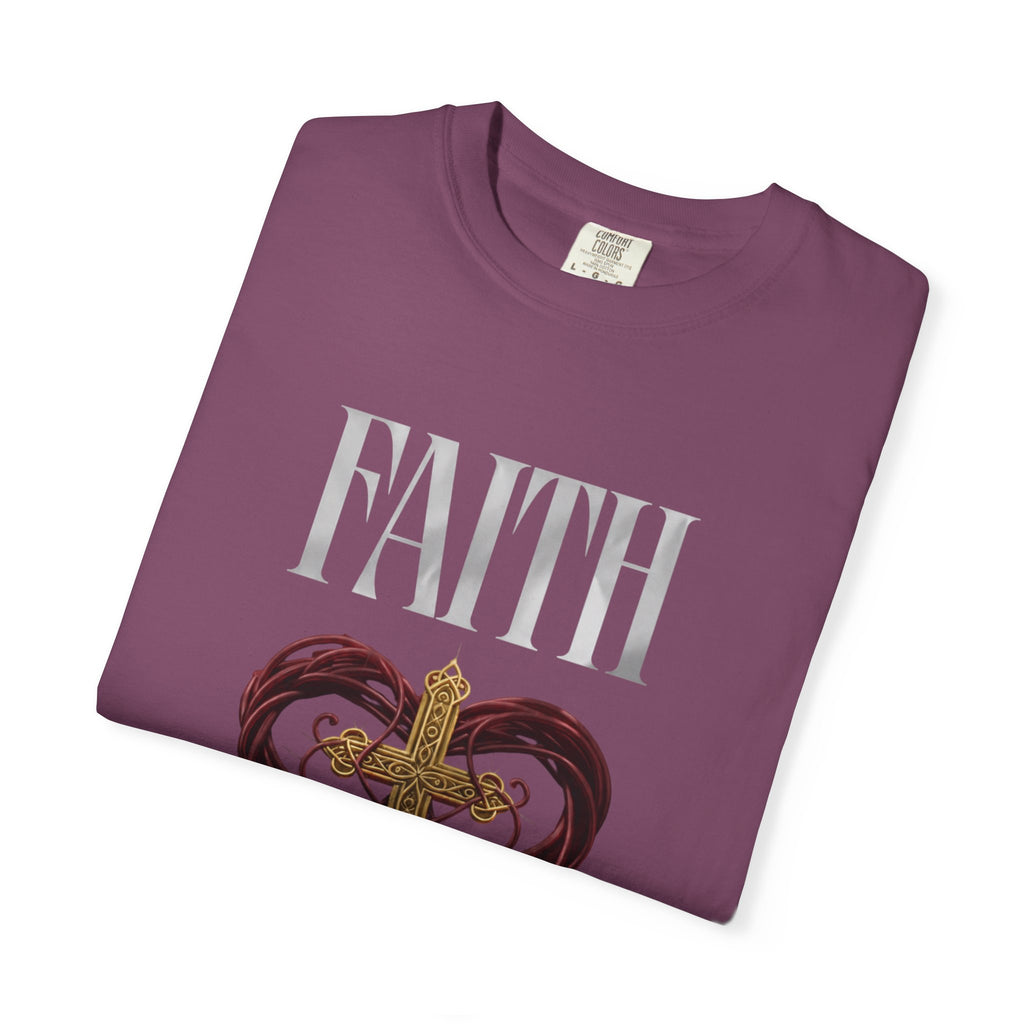 Faith Cross Heart Christian T-Shirt