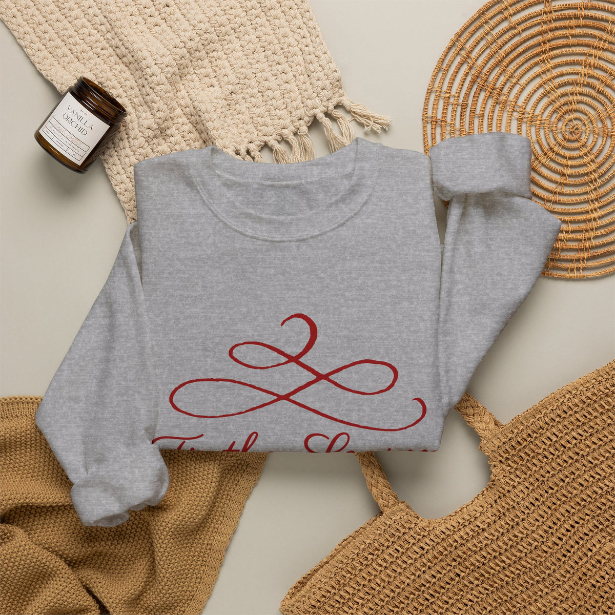 Southern Glow Graphic Crewneck Sweatshirt – Cozy Unisex Style